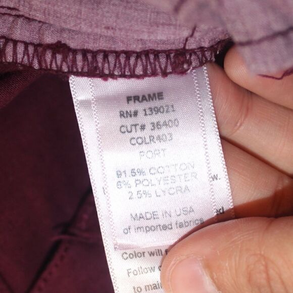 Frame Mid Rise Le Skinny de Jeanne Jean women Size 25 - Picture 10 of 13